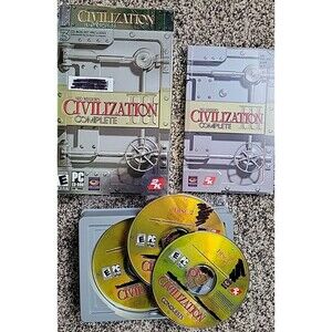 Sid Meiers Civilization III Complete (PC 2004) Boxed 3 CD’s